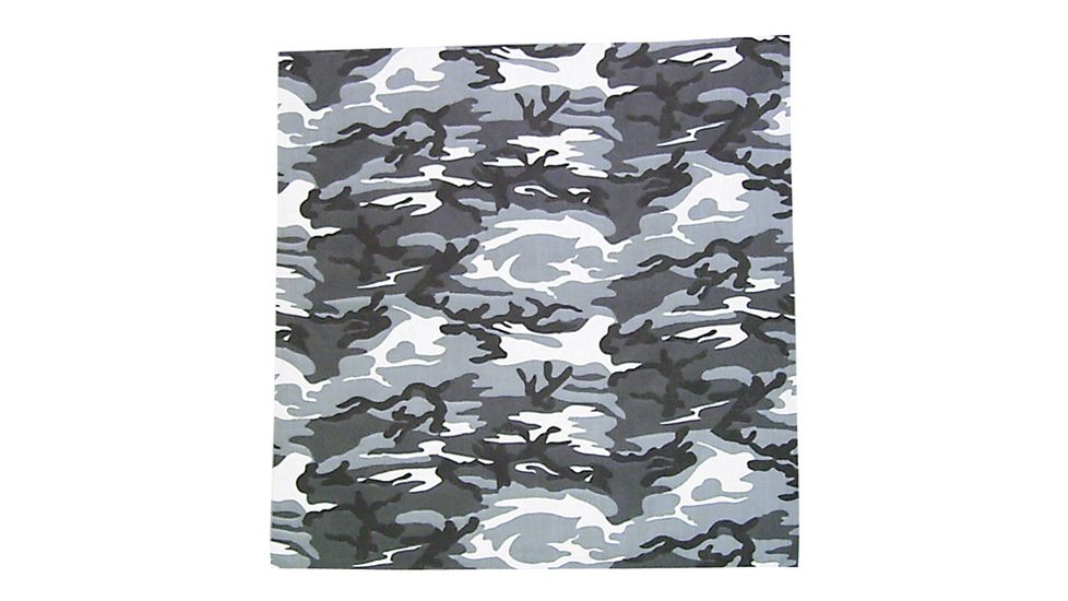 Fox Outdoor Cotton Bandanna, Urban Camo, 83-16