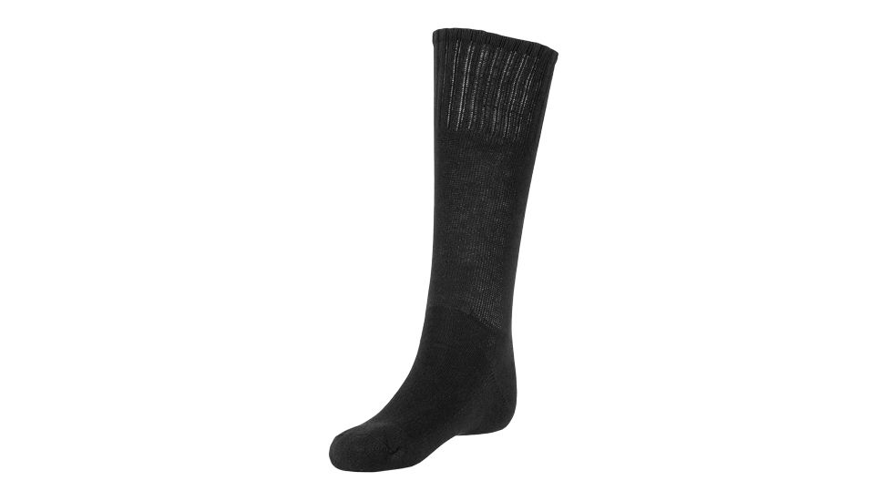 Fox Outdoor Cotton Cushion Sole Sock - Black L Sz.10-13 CS-81 L