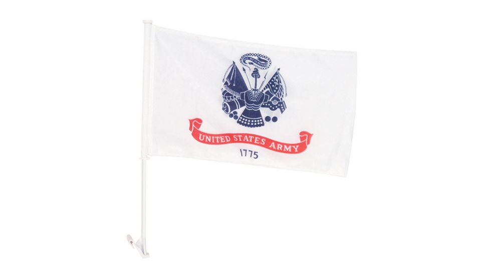 Fox Outdoor Deluxe Car Window Flag, Army, 84-0132