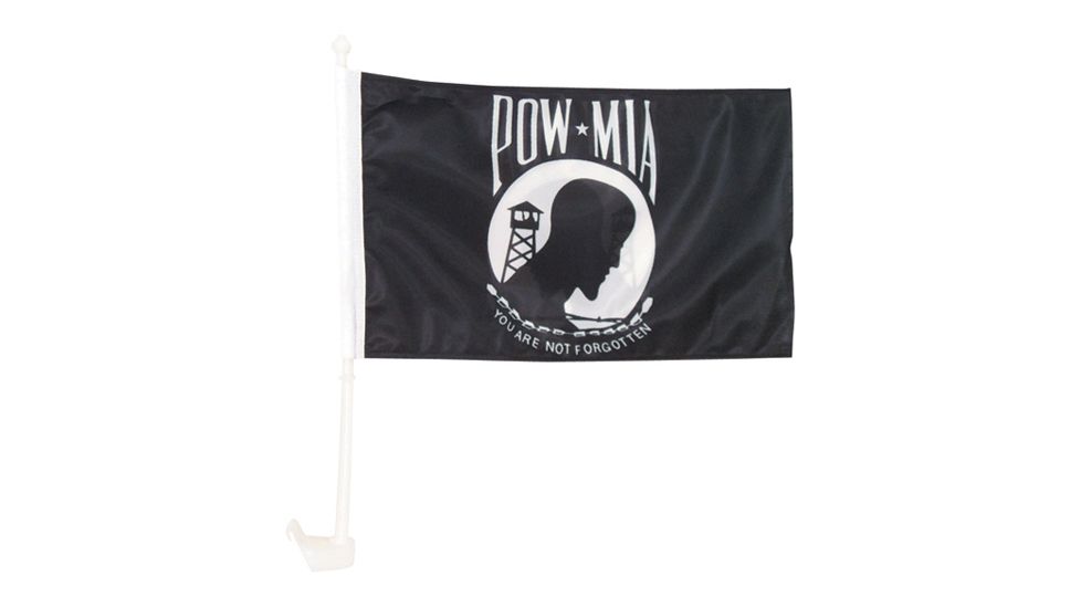 Fox Outdoor Deluxe Car Window Flag, POW/MIA, 84-0136