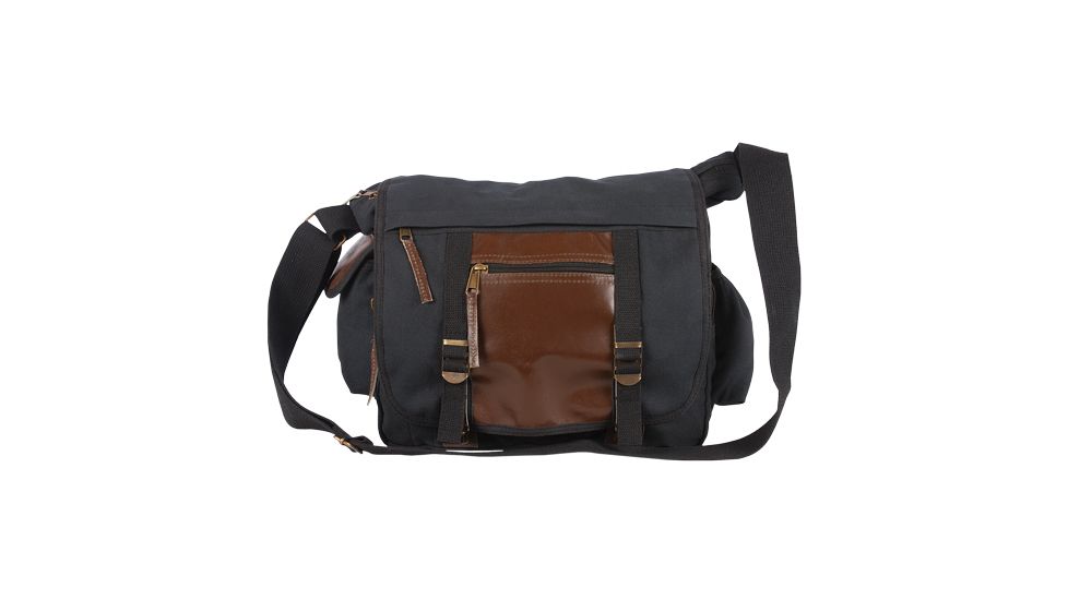 Fox Outdoor Deluxe Concealed-Carry Messenger Bags, Black,  43-21