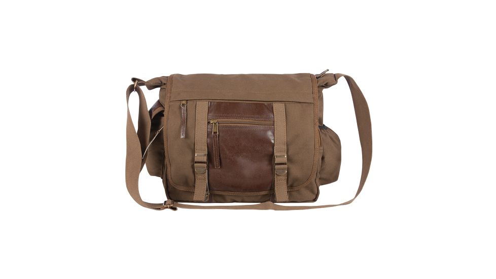 Fox Outdoor Deluxe Concealed-Carry Messenger Bags, Olive Brown,  43-28