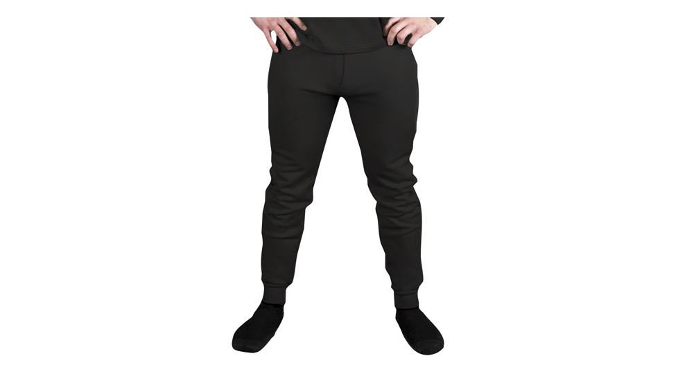 Fox Outdoor ECWCS Extreme Cold Weather Polypropylene Underwear Bottom, Black, Large, 64-97 BL L