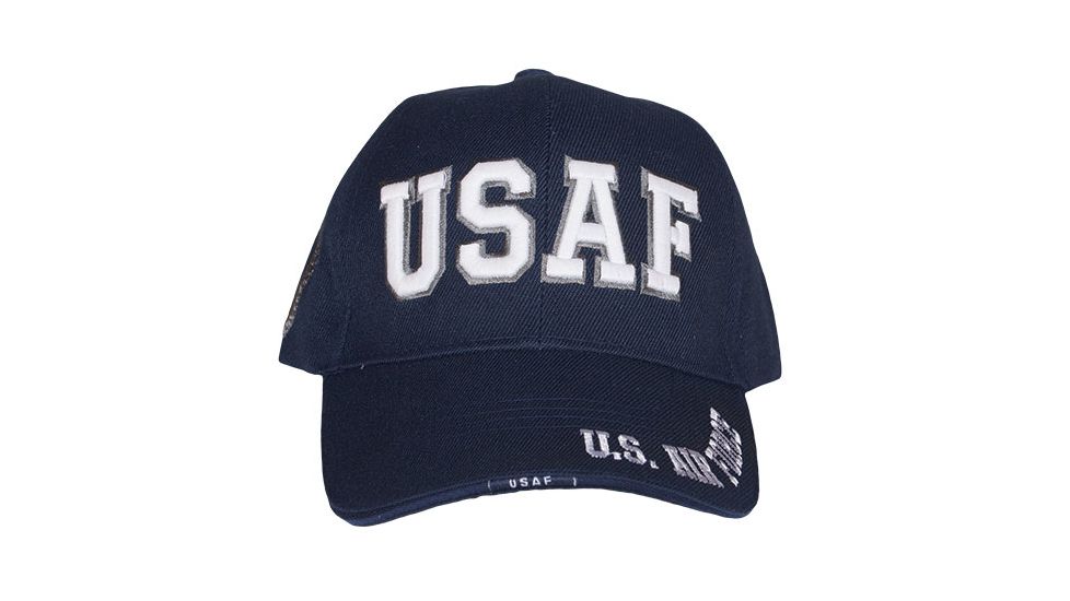 Fox Outdoor Embroidered Military Ball Cap, Air Force Glow In The Dark / Navy, 78-538