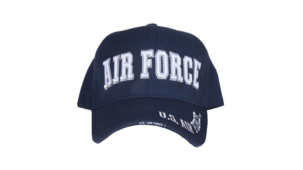 Fox Outdoor Embroidered Military Ball Cap, Air Force High Definition Branch / Navy, 78-519