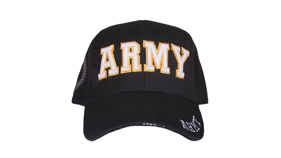 Fox Outdoor Embroidered Military Ball Cap, Army Glow In The Dark / Black, 78-535