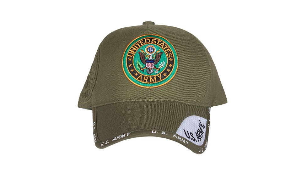 Fox Outdoor Embroidered Military Ball Cap, Army Shadow Web / OD, 78-433