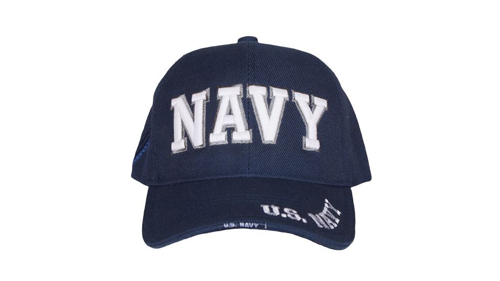 Fox Outdoor Embroidered Military Ball Cap, Navy Glow In The Dark, 78-537