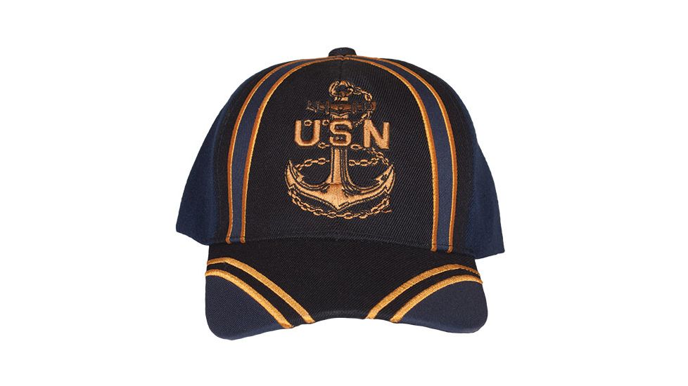 Fox Outdoor Embroidered Military Ball Cap, Navy Recon / Navy with Black, 78-427