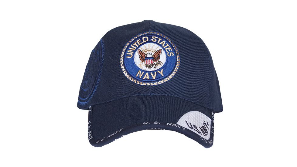 Fox Outdoor Embroidered Military Ball Cap, Navy Shadow Web / Navy, 78-437