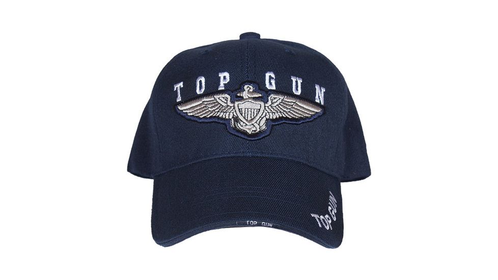 Fox Outdoor Embroidered Military Ball Cap, Top Gun HD Division / Navy, 78-4421
