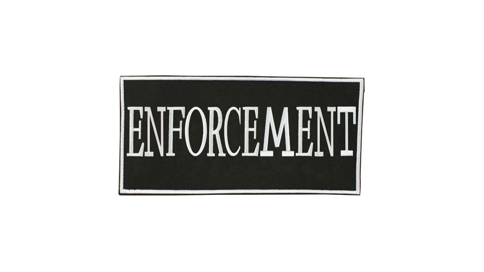 Fox Outdoor Enforcement ID Patches 2in x 4in, Enforcement, 84P-223