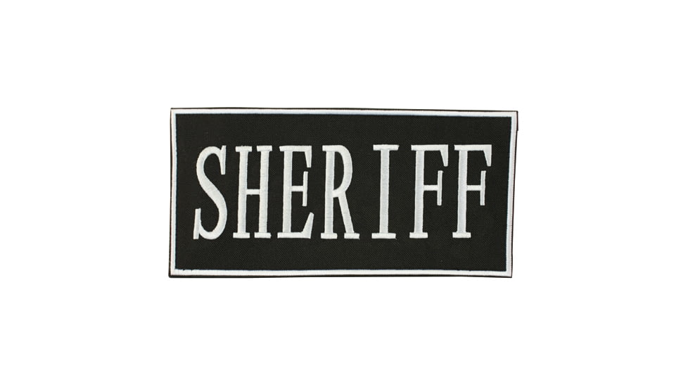Fox Outdoor Enforcement ID Patches 2in x 4in, Sheriff, 84P-225