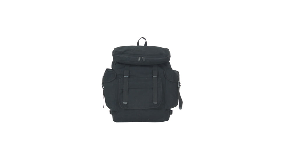 Fox Outdoor European Rucksack 15inx15inx6in, Black 099598420604