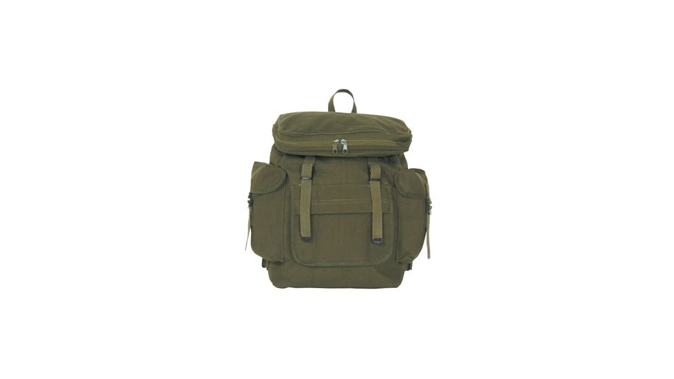 Fox Outdoor European Rucksack 15inx15inx6in, Olive Drab 099598420505