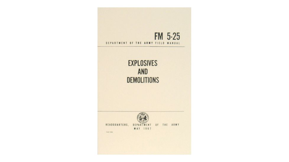 Fox Outdoor Explosives and Demolitions, Manual, 59-64