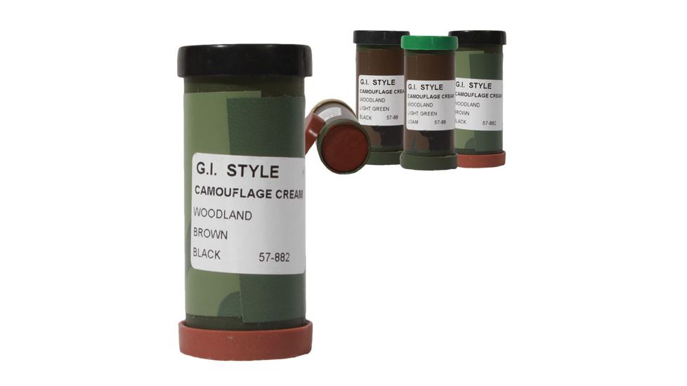 Fox Outdoor Face Paint Sticks, Black and Brown, 57-882