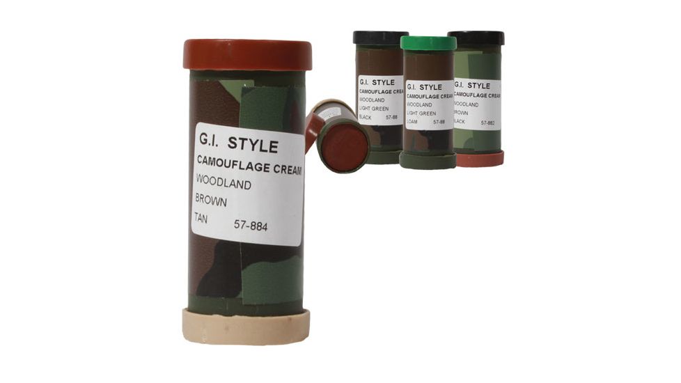 Fox Outdoor Face Paint Sticks, Brown and Tan, 57-884