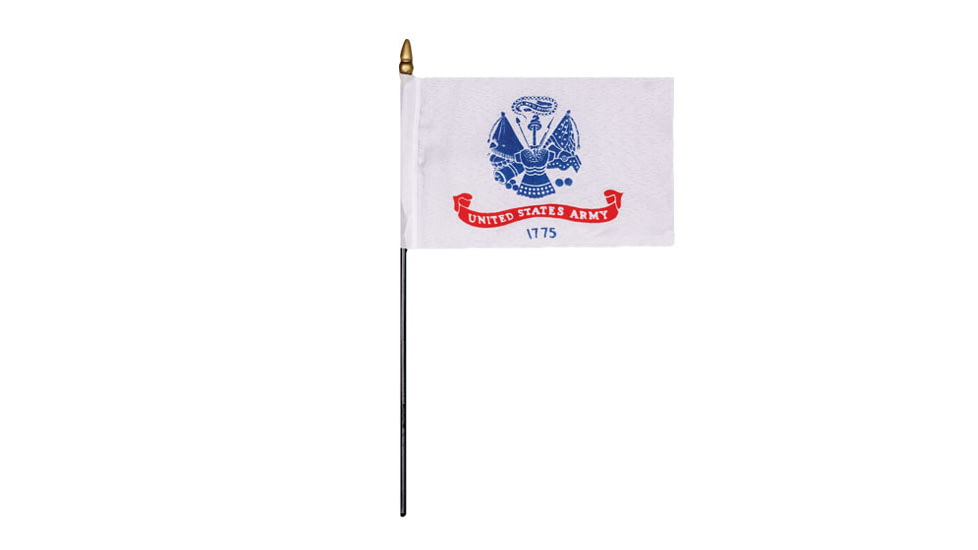 Fox Outdoor Flags On Stick, Army - 4in X 6in, 84-63
