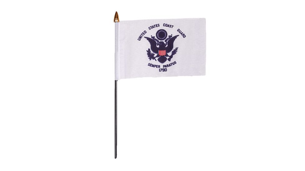 Fox Outdoor Flags On Stick, Coast Guard - 4in X 6in, 84-705