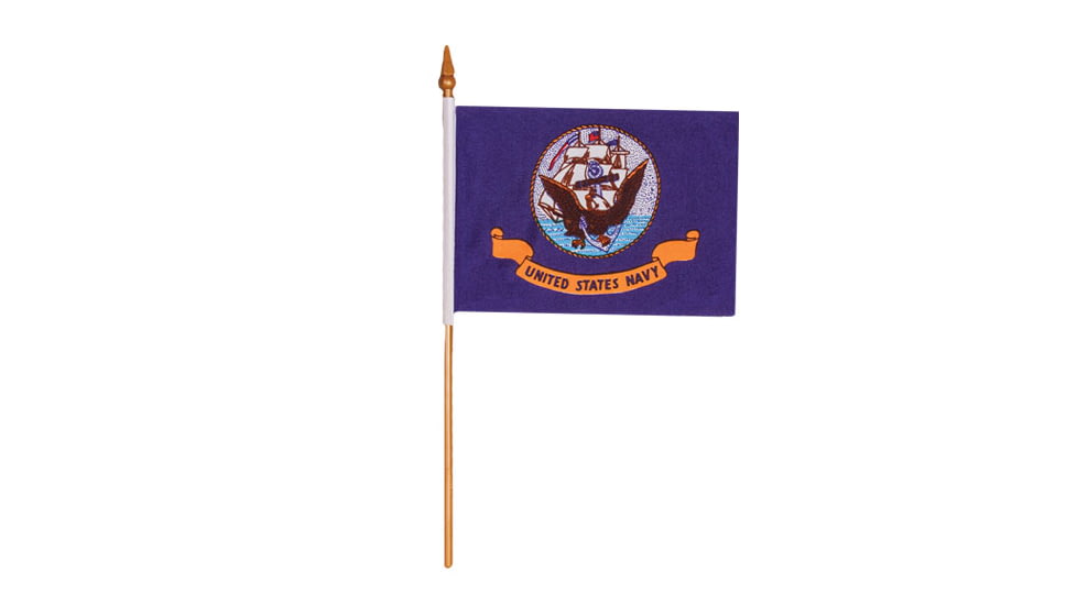 Fox Outdoor Flags On Stick, Navy - 12in X 18in, 84-665