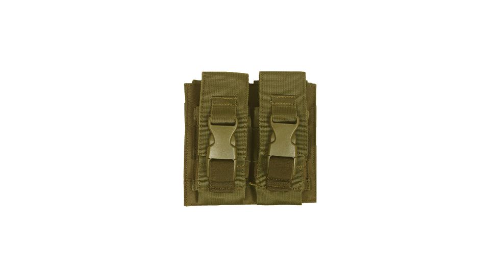 Fox Outdoor Flash Bang Pouch - Double, Coyote 099598578268