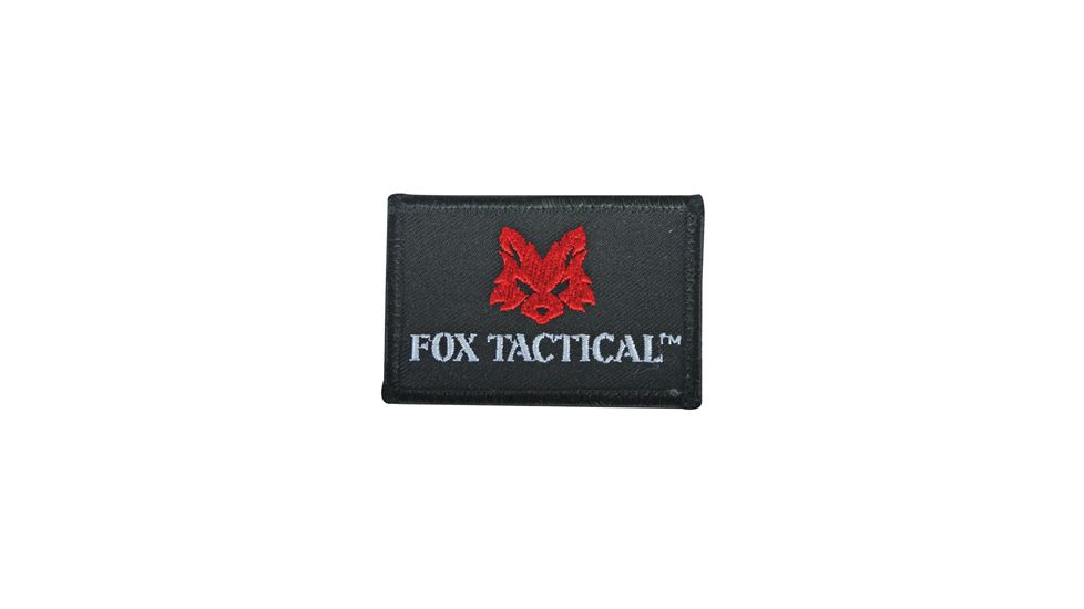Fox Outdoor Fox Tactical Logo Patches, Black 099598848910