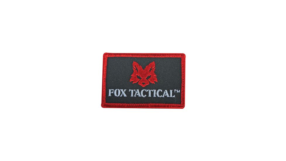 Fox Outdoor Fox Tactical Logo Patches, Red 099598848934