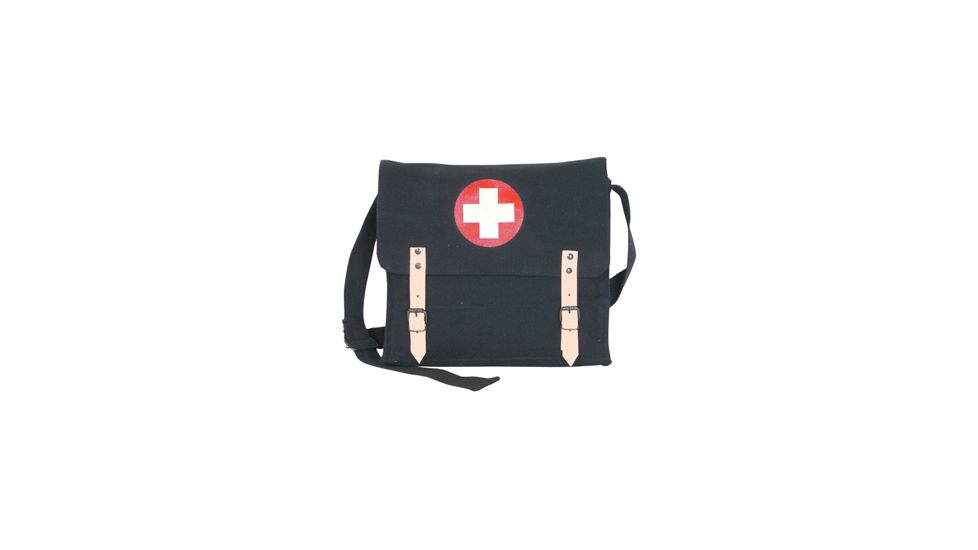 Fox Outdoor German Medic Bag, Black 099598427801