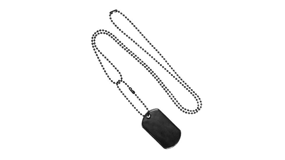 Fox Outdoor GI Dog Tag Chains, Black, 57-621