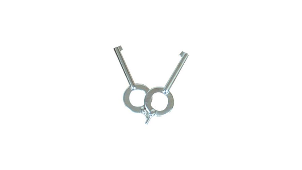 Fox Outdoor Handcuff Keys, Chrome 099598043605