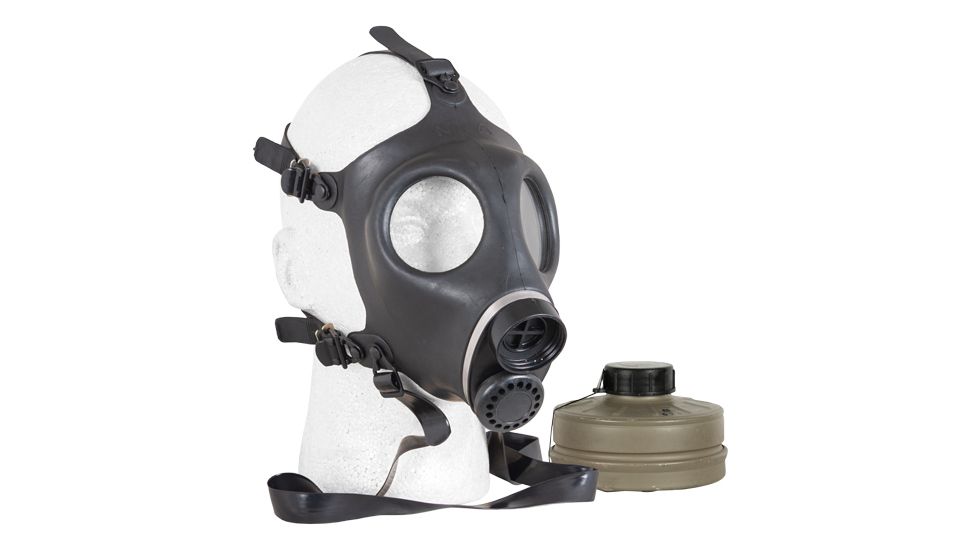 Fox Outdoor Israeli Gas Mask w/ Israeli Filter, Black, Size 3, 57-963