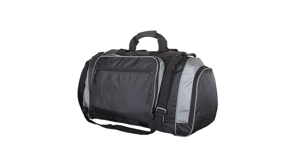 Fox Outdoor Jumbo Covert-Carry Sport Duffel, Black - Grey Trim, 54-281