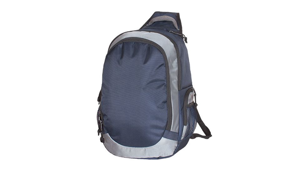 Fox Outdoor Kangaroo Sling Pack, Navy Blue/Grey Trim, 54-884