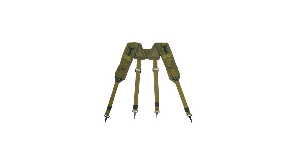 Fox Outdoor LC-1 H Suspenders, Olive Drab 099598554002
