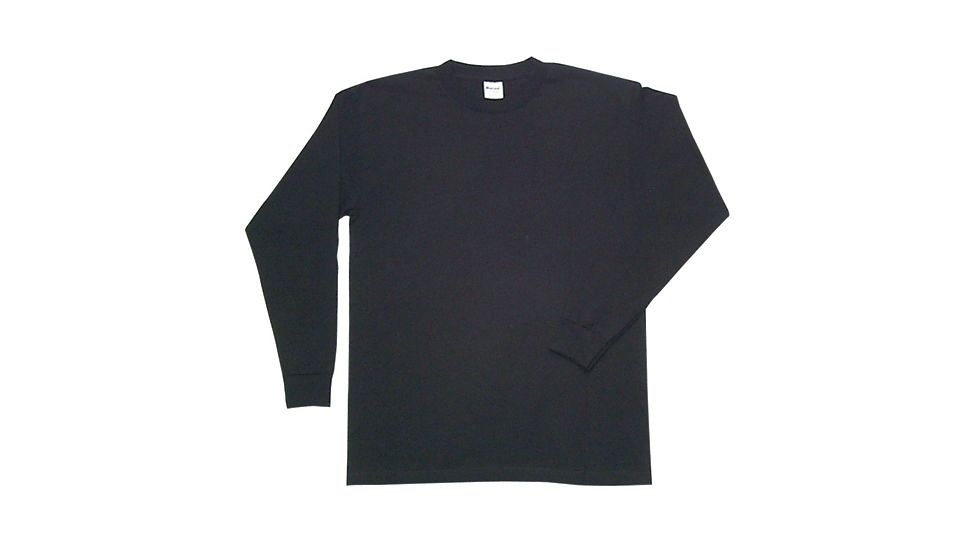 Fox Outdoor Long Sleeve T-Shirt - Men's, Medium, Black, 64-31 M