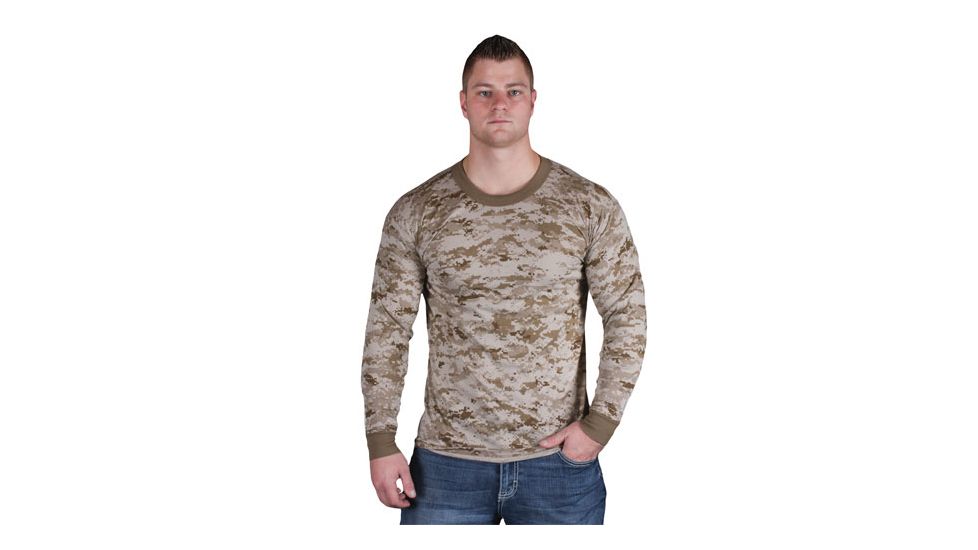 Fox Outdoor Long Sleeve T-Shirt - Men's, 3XL, Woodland, 64-344 XXXL