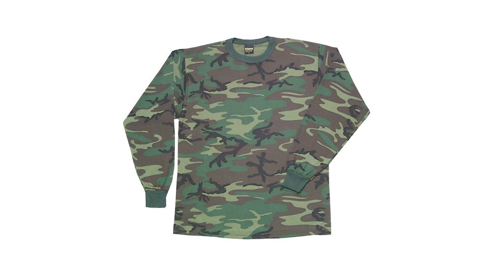 Fox Outdoor Long Sleeve T-Shirt - Men's, Large, Camo, 64-34C CAMO L