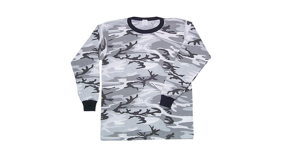 Fox Outdoor Long Sleeve T-Shirt - Men's, Large, Urban Camo, 64-39 UC L