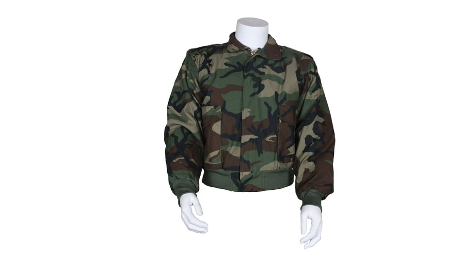 Fox Outdoor M-90 Pilots Jacket with Liner, Woodland Camo, 2XL, 68-44 2XL