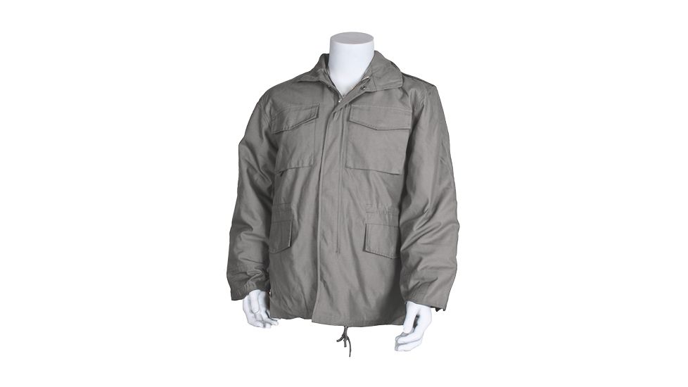 Fox Outdoor M65 Field Jacket with Liner, Grey, Extra Large, 68-39 XL