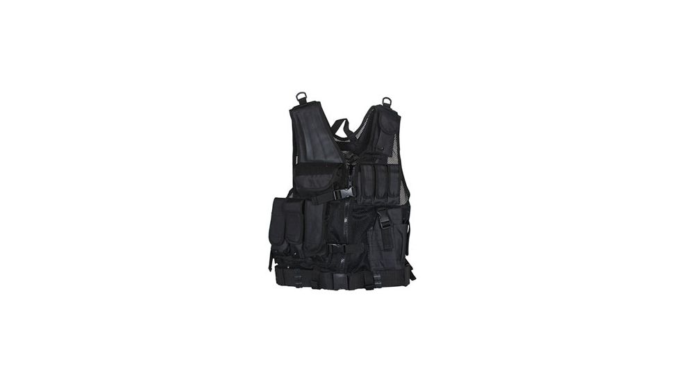 Fox Outdoor MACH-1 Tactical Vest, Black 099598652272