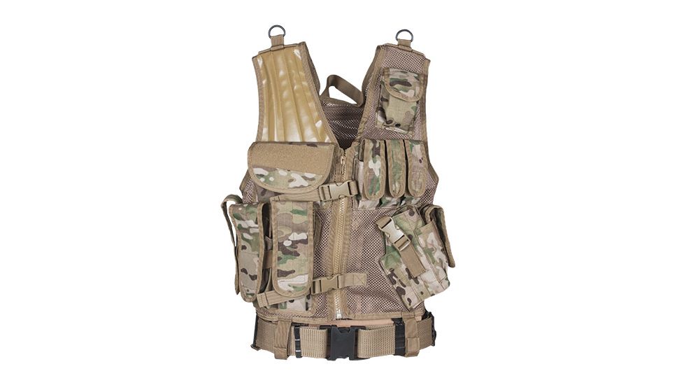 Fox Outdoor MACH-1 Tactical Vest, Multicam, 65-2279