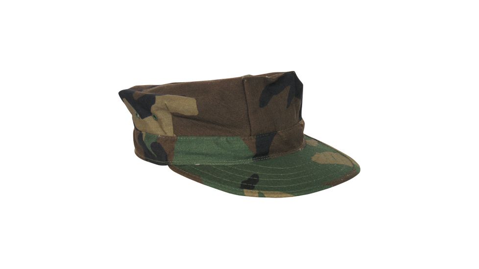 Fox Outdoor Marine Cap, Woodland Camo, Extra Small, 74-143 XS