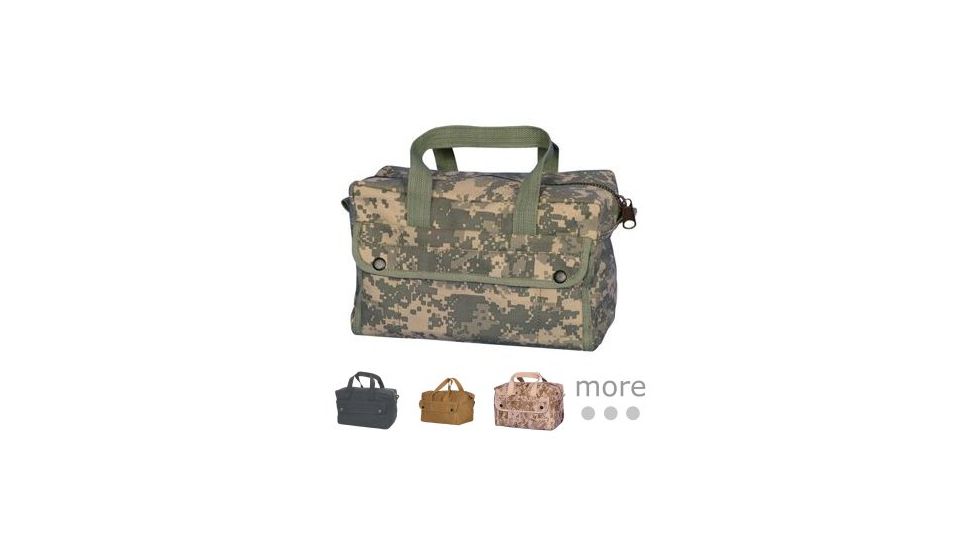 Fox Outdoor Mechanic's Tool Bag w/ Brass Zipper, Army Digital, Black, Coyote, Digital Desert, Digital Woodland, Olive Drab