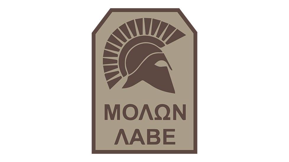 Fox Outdoor Medical and Morale Patches, Sparten - Khaki, 84P-152