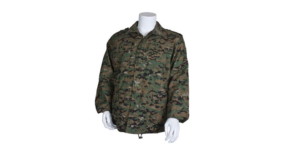 Fox Outdoor Mens M65 Field Jacket w/ Liner, Digital Woodland, L 099598030339