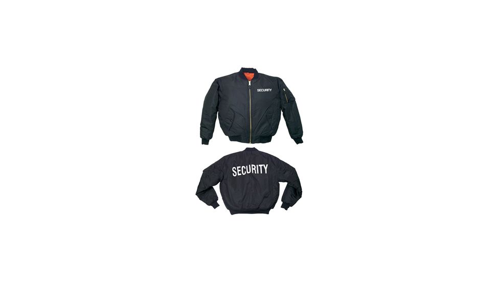 Fox Outdoor Mens MA-1 Flight Jacket, Black, 6XL 099598090111