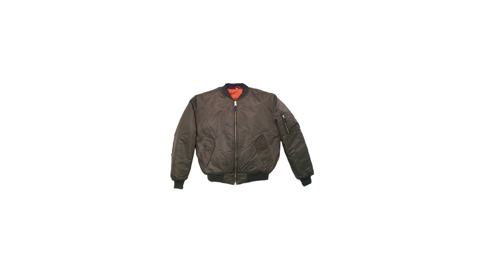 Fox Outdoor Mens MA-1 Flight Jacket, Brown, 7XL 099598106058