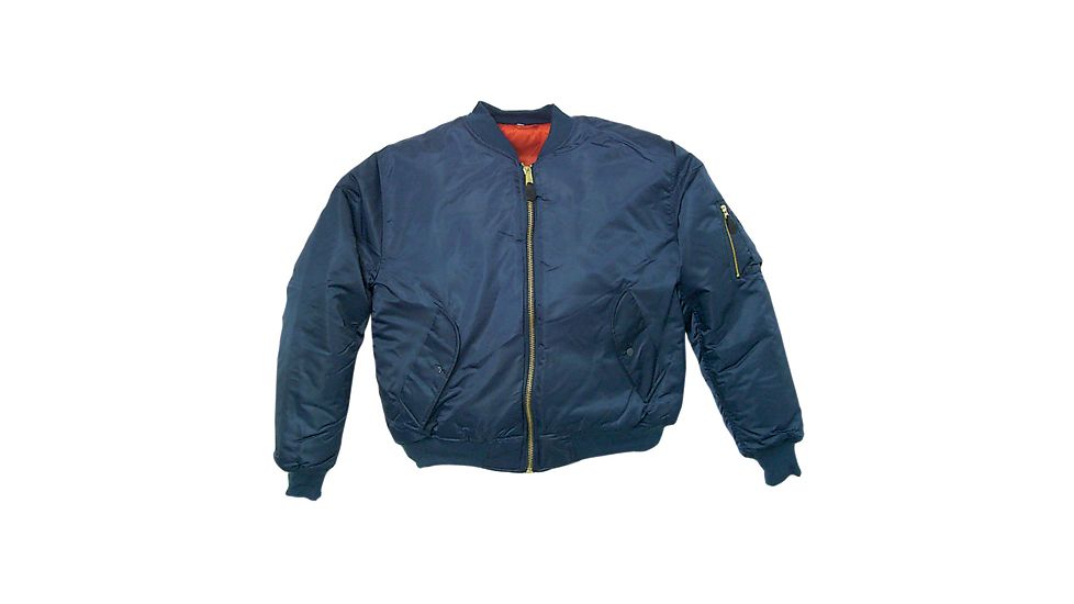 Fox Outdoor Mens MA-1 Flight Jacket, Navy, S 099598016142